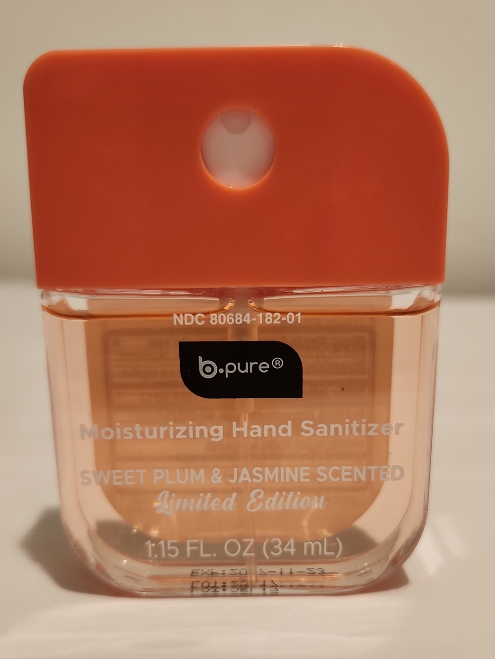 b·pure Moisturizing Hand Sanitizer - Sweet Plum & Jasmine -1/$6,2/$10,3/$12